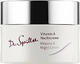 Парфумерія, косметика Нічний крем для обличчя - Dr. Spiller Vitamin A Night Cream (пробник)