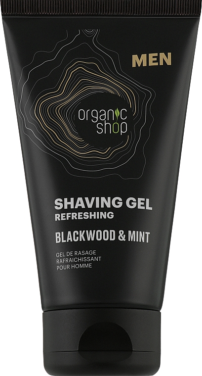 Гель для гоління "Blackwood and Mint" - Organic Shop Men Shaving Gel — фото N1