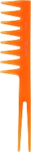 Расческа-гребень для волос, 60182, оранжевая - Top Choice — фото N1
