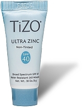 Крем для тела и лица минеральный, солнцезащитный без оттенка - TiZO Ultra Zinc Body & Face Non-Tinted SPF 40 (мини) — фото N1