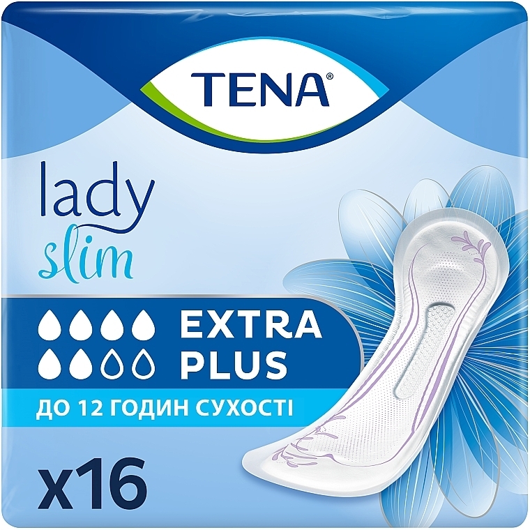 Урологические прокладки, 16 шт. - TENA Lady Slim Extra Plus — фото N1