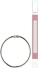 Парфумерія, косметика Тіпси на кільці, рожевий стікер, прозорі, квадрат - Sticker Tips
