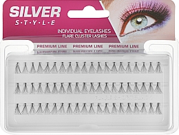 Парфумерія, косметика Вії пучкові, 8 мм, МН 241 - Silver Style Premium Line Individual Eyelashes