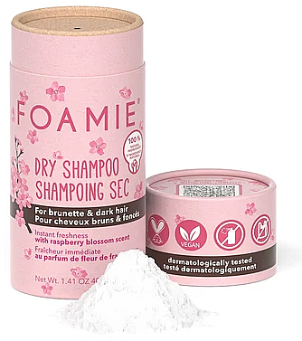 Сухий шампунь для брюнеток - Foamie Dry Shampoo Berry Blossom — фото N2