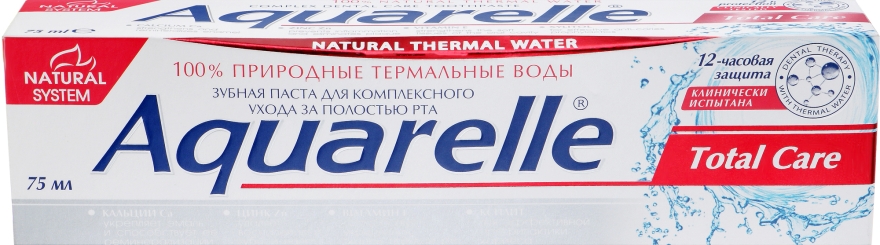 Зубная паста - Sts Cosmetics Aquarelle Thermal Total Care Toothpaste — фото N1