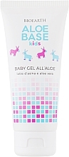 УЦЕНКА Детский увлажняющий гель на основе алоэ - Bioearth Aloebase Kids Aloe Vera baby Gel with Donkey Milk * — фото N2