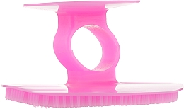 Масажер для вмивання й очищення шкіри обличчя, темно-рожевий - Omkara — фото N2