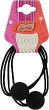 Парфумерія, косметика Резинка для волосся, HA-9121, чорна - La Rosa