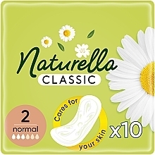 Парфумерія, косметика Гігієнічні прокладки з крильцями, 10 шт. - Naturella Classic Normal