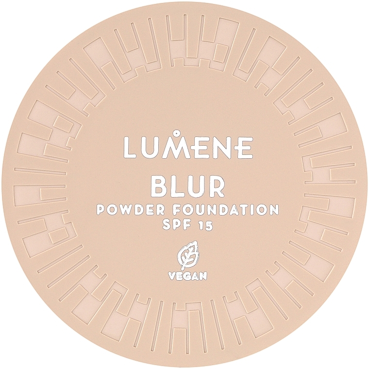 Тональная крем-пудра для лица - Lumene Blur Longwear Powder Foundation SPF 15 — фото N2