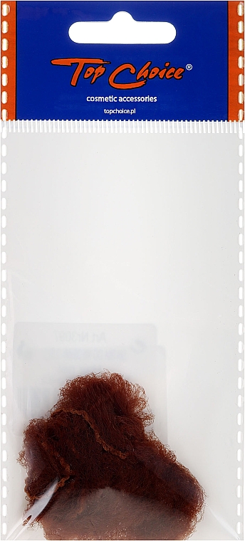 Сеточка для волос 3097, 2 шт, коричневая - Top Choice — фото N1