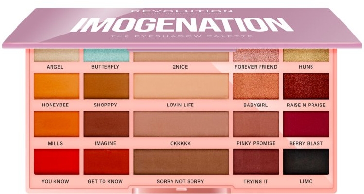 Палетка теней для век - Makeup Revolution X Imogenation Eyeshadow Palette