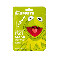 Парфумерія, косметика Зволожувальна маска для обличчя - Mad Beauty Disney Muppets Face Mask Kermit