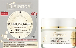 Регенерувальний нічний крем для обличчя 40+ - Bielenda Chrono Age 24H Regenerating Anti-Wrinkle Night Cream  — фото N2