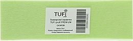 Безворсові серветки щільні, 4х6 см, 70 шт., салатові - Tufi Profi Premium — фото N1