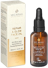 Відновлювальна олія для обличчя - Micaraa Repair & Glow Face Oil — фото N2