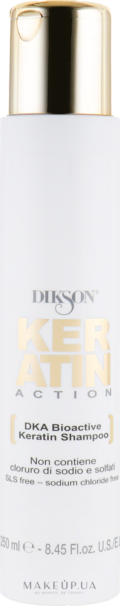 Биоактивный кератиновый шампунь - Dikson Keratin DKA Bioactive Shampoo — фото 250ml