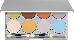 Духи, Парфюмерия, косметика Палетка теней для век - Kryolan Dermacolor Light Eye Shadow Palette 8 Colors