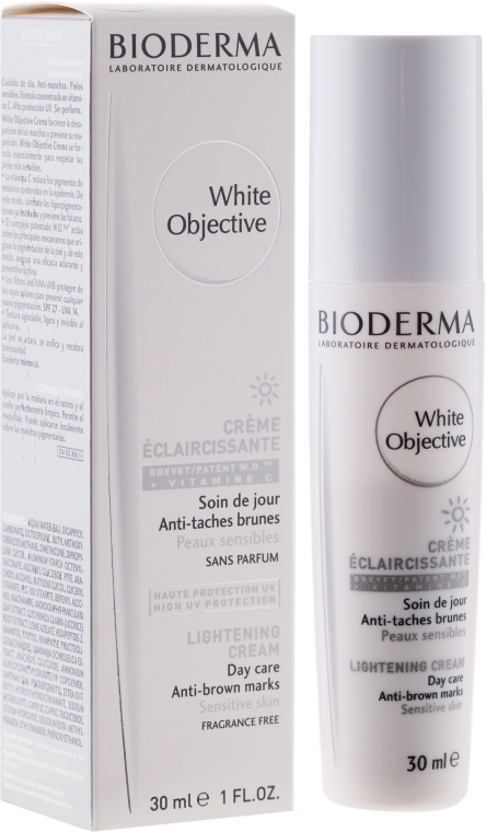 Отбеливающий крем для чувствительной кожи - Bioderma White Objective Lightening Day Care Cream — фото N2