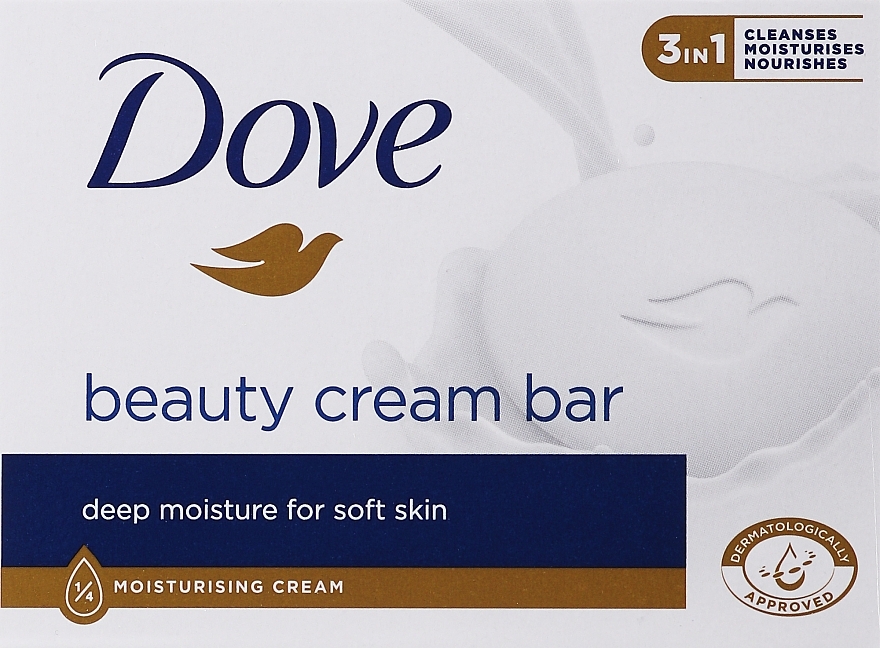 Мило - Dove Beauty Cream Soap Bar — фото N1