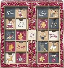 Набор "Адвент-календарь", 24 продукта - Baylis & Harding The Fuzzy Duck Winter Wonderland Luxury 24 Days Of Beauty Advent Calendar Gift Set — фото N2
