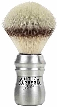 Помазок для бритья, алюминий - Mondial Antica Barberia Ecosilvertip — фото N1