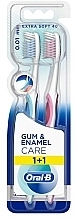 Зубні щітки, екстрам'які, 2 шт. - Oral-B Gum & Enamel Care Extra Soft 40 Toothbrush — фото N1