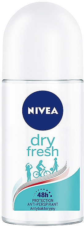 Дезодорант кульковий, антиперспірант - NIVEA Deodorant Dry Fresh Roll-On