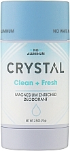 Духи, Парфюмерия, косметика Минеральный дезодорант-стик - Crystal Body No Aluminum Clean + Fresh