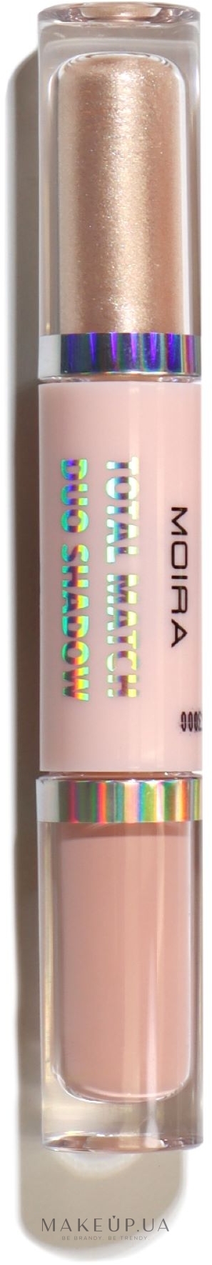 Двухцветные тени для век - Moira Liquid Eyeshadow Total Match Duo — фото 001 - One And Only