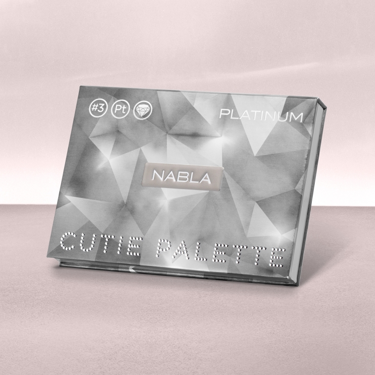 Палетка тіней для повік - Nabla Cutie Collection Palette Platinum — фото N4