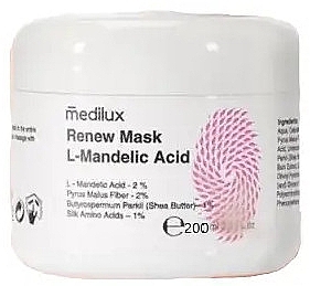 Маска-скраб с L-миндальной кислотой - Medilux Renew Mask L-Mandelic Acid — фото N1