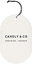 Ароматическая подвеска - Candly & Co No.1 Geranium Incense Fragrance Tag — фото N2