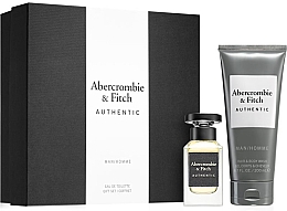 Парфумерія, косметика Abercrombie & Fitch Authentic Men - Набір (edt/50ml + sh/gel/200ml)