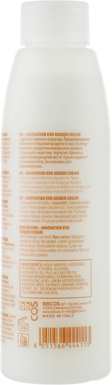 Окислитель кремообразный 3 % - BBcos InnovationEvo Oxigen Cream 10 Vol — фото N4