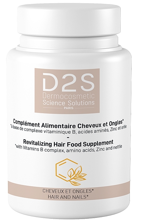 Оживляющая пищевая добавка для волос - D2S Deep Revitalizing Hair Food Supplement  — фото N1