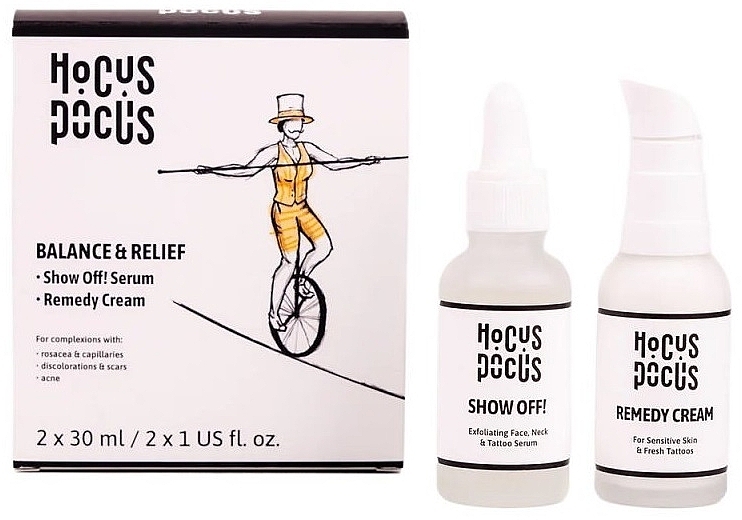 Набір - Hocus Pocus Balance & Relief Set (cr/30ml + ser/30ml) — фото N1