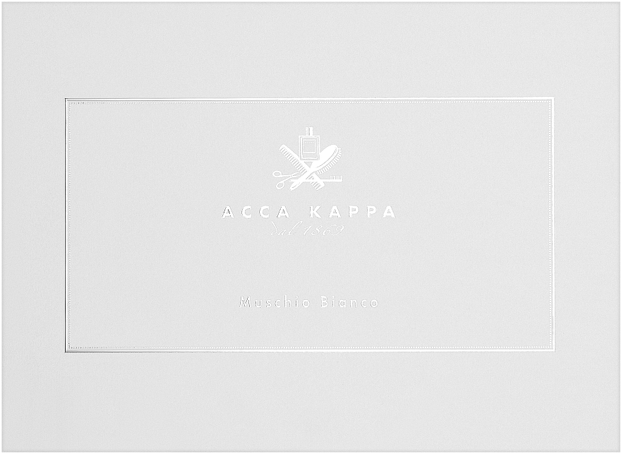 Acca Kappa White Moss - Набор (edc/100ml + h/cr/75ml + soap/150g) — фото N1