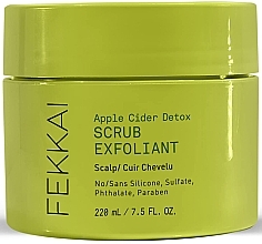 Скраб для кожи головы с яблочным уксусом - Fekkai Apple Cider Detox Exfoliating Scrub — фото N1