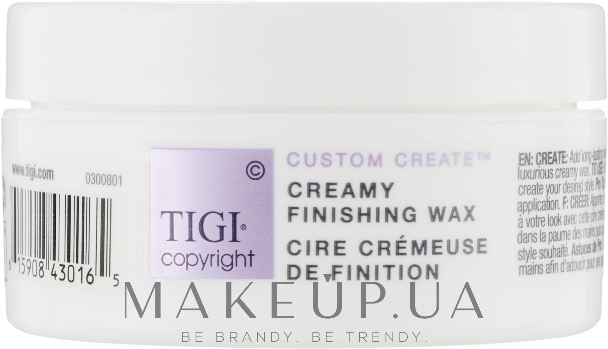 Крем-віск для волосся - Tigi Copyright Creamy Finishing Wax — фото 55g