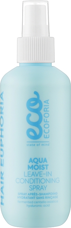 Спрей для волосся - Ecoforia Hair Euphoria Aqua Moist Leave-In Spray — фото N1