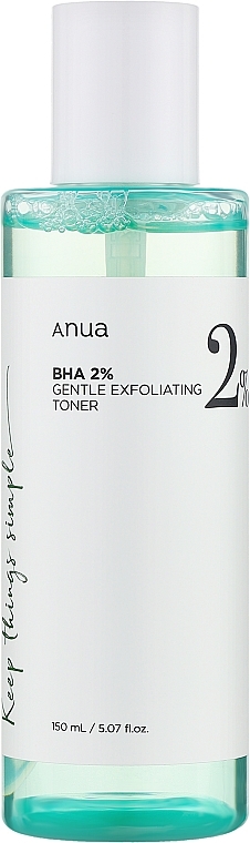 Ніжний відлущувальний тонік - ANUA BHA 2% Gentle Exfoliating Toner — фото N1