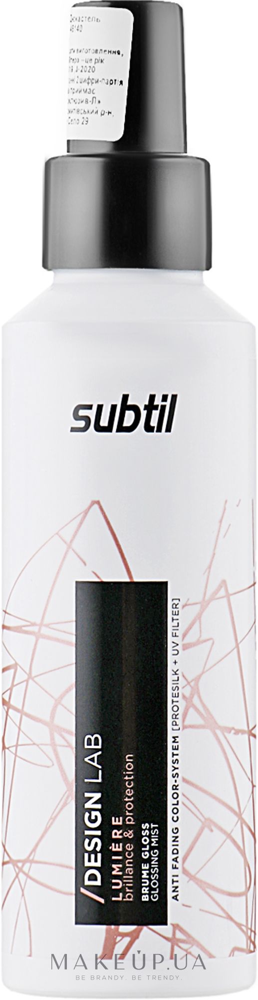 Спрей для придания блеска - Laboratoire Ducastel Subtil Design Lab Brume Gloss — фото 100ml