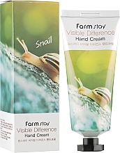 Парфумерія, косметика Крем для рук - FarmStay Visible Difference Hand Cream Snail