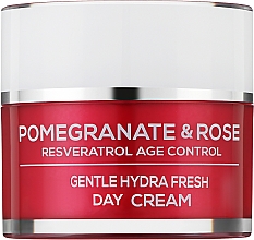 Нежный увлажняющий дневной гиалурон-филлер крем для лица "Гранат и Роза" - BioFresh Via Natural Pomergranate & Rose — фото N1