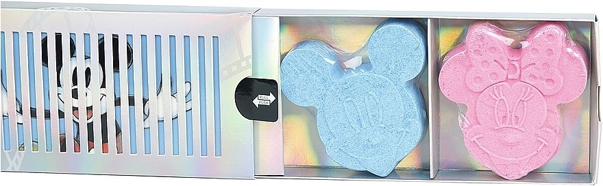 Бомбочки для ванни - Mad Beauty Disney 100 Mickey & Minnie Bath Fizzer Duo — фото N4