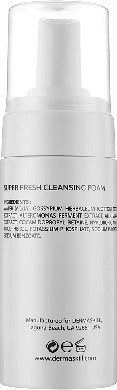 Очищувальна пінка для обличчя - Dermaskill Super Fresh Cleansing Foam — фото N3