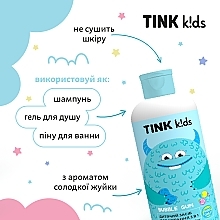 Дитячий засіб для купання 3 в 1 "Bubble Gum" - Tink Kids — фото N5