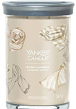 Духи, Парфюмерия, косметика Ароматическая свеча в стакане "Warm Cashmere", 2 фитиля - Yankee Candle Singnature