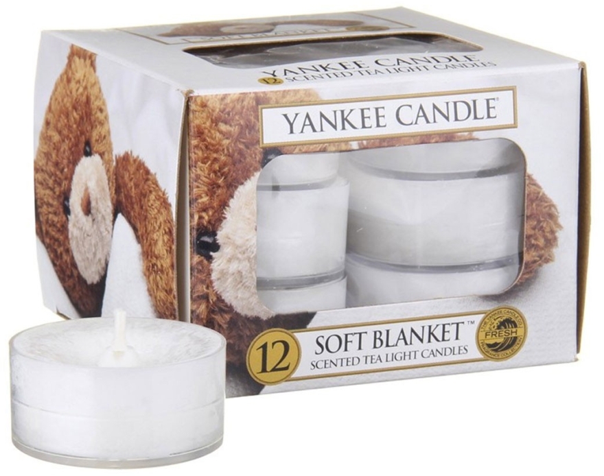 Чайные свечи "Мягкое одеяло" - Yankee Candle Scented Tea Light Candles Soft Blanket — фото N1